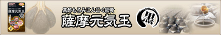 黒酢もろみにんにく卵黄 薩摩元気玉・黒